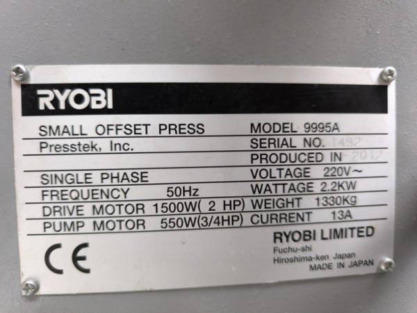 Imprimerie - Ryobi